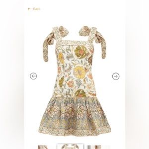 Zimmerman Edie tie mini dress